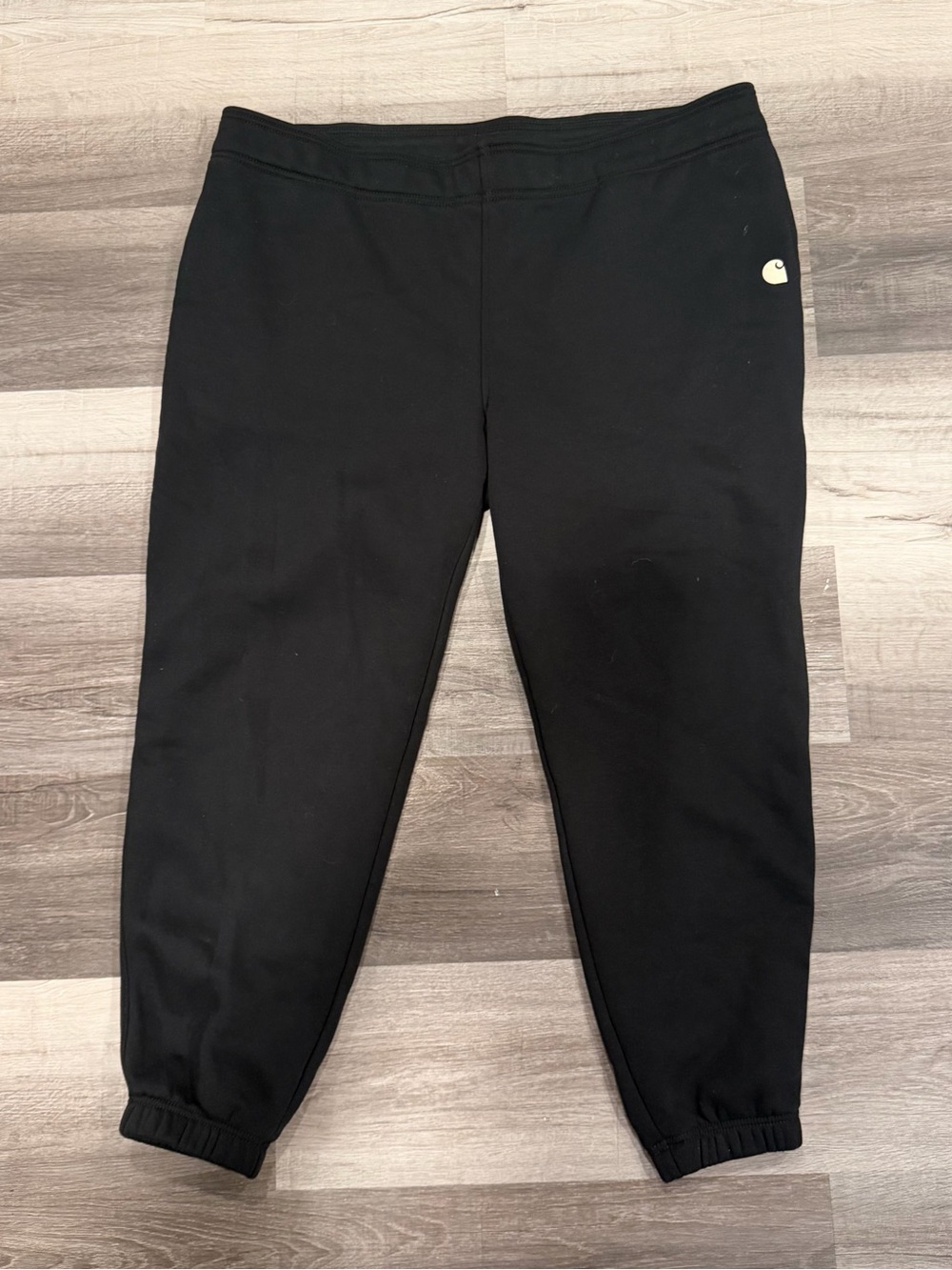 Carhartt Women’s Black Relaxed Fit Fleece Jogger Sweatpants Size 1X